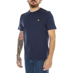 Lyle & Scott-Plain T-Shirt Navy - Maglietta Girocollo Uomo Blu