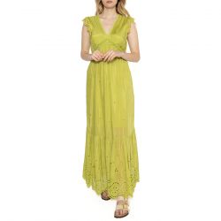MD'M-2.75.456.60 Dresses Green - Abito Donna Verde