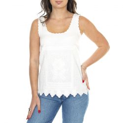 MD'M-S/S Blouse Green - Top Donna Bianco