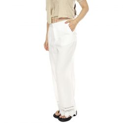 MD'M-Trouser White - Pantaloni Donna Bianchi