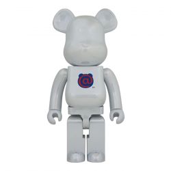 MEDICOM TOY-BE@RBRICK Bearbrick Logo - 1st Model (White Chrome) 1000% - Toy Medicom Multicolore