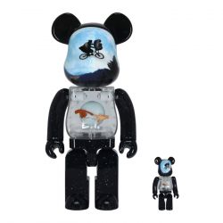 MEDICOM TOY-BE@RBRICK E.T. Light Up Ver. 100% & 400% Figure Set - Toy Medicom Multicolore