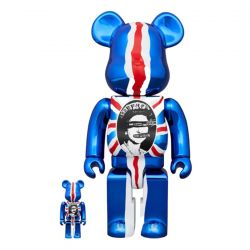 MEDICOM TOY-BE@RBRICK God Save The Queen Clear Ver. 100% & 400% - Toy Medicom Multicolore