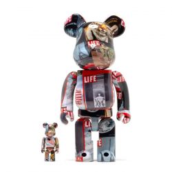 MEDICOM TOY - BE＠RBRICK JOE COOL 100％ &amp; 400％ Medicom Toy BE@RBRICK Bearbrick 400% + 100% JOE COOL