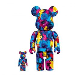 MEDICOM TOY-Medicom Mika Ninagawa Be@rbrick Set Multi 100% & 400% - Toy Medicom Multicolore