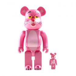 MEDICOM TOY-Medicom Pink Panther Be@rbrick Multi 100% & 400% - Toy Medicom Multicolore