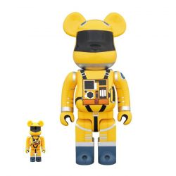 MEDICOM TOY-Medicom Space Suit 2001 Be@rbrick Yellow 100% & 400% - Toy Medicom Multicolore