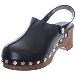 MEXICAN CLOGS-2390 Ternera - Black - Sandali Donna Neri-MCS2390-004