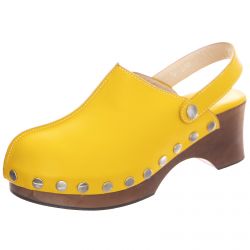 MEXICAN CLOGS-2390 Ternera - Yellow - Sandali Donna Gialli-MCS2390-007