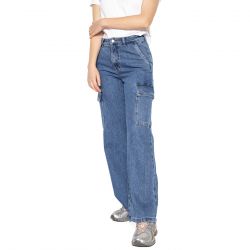 Minimum-Astas 3018 - Pantaloni Denim Jeans Donna Blu