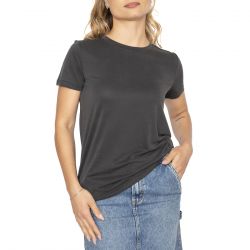 MINIUM-Rynah 2.0 0281 T-Shirt Black - Maglietta Girocollo Donna Nera
