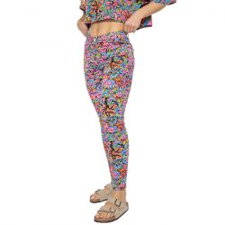 Motel Rocks-Jodie Jean Fluro Flower - Pantaloni Donna Muticolore-MRCJOJ TR14JOJ-FLUFL