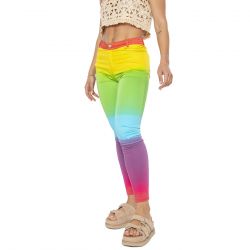 Motel Rocks-Jordan Jean Rainbow Fade - Pantaloni Donna Muticolore-MRCJORDAN -RAINBOW