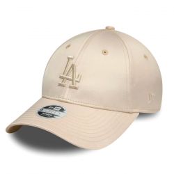 New Era-Female Satin 9Forty Los Angleses Dodgers - Cappellino con Visiera Beige