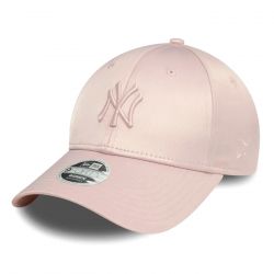 New Era-Female Satin 9Forty New York Yankees Cop - Cappellino con Visiera Rosa