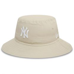 New Era-Fenale MLB Adventure Bucket New York Yankees Stone / White - Cappellino con Visiera Beige