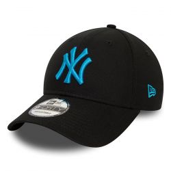 New Era-League Essential 9Forty New York Yankees Black / Swb - Cappellino con Visiera Nero