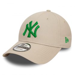 New Era-League Essential 9Forty New York Yankees Stone / Srg - Cappellino con Visiera Beige