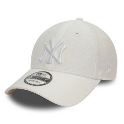 New Era-Linen 9Forty New York Yankees White - Cappellino con Visiera Bianco