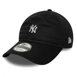 New Era-Mini Logo 9Twenty New York Yankees Black / White - Cappellino con Visiera Nero