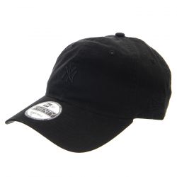 New Era-Mini Logo 9Twenty Neyyan Black / Black Hat - Cappellino con Visiera Nero