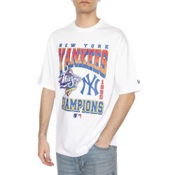 New Era-MLB World Series OS Tee New York Yankees White - Maglietta Girocollo Uomo Bianca