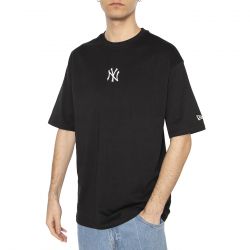 New Era-Mos MLB Le Midi OS Tee Nrew York Yankees - Maglietta Girocollo Uomo Nera