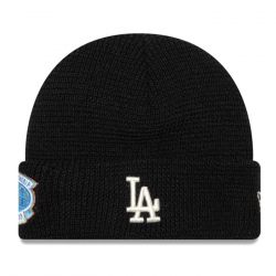 New Era-Short Cuff Beanie Los Angeles Dodgers Black - Cappello a Cuffia Nero