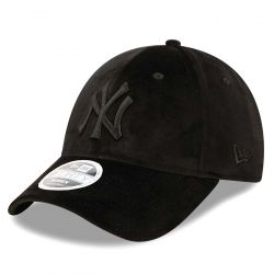 New Era-WMNS Velour 9Forty Neyyan Black Hat - Cappellino con Visiera Nero