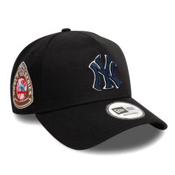 New Era-WS Eframe New York Yankees Black / Navy - Cappellino con Visiera Nero