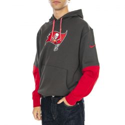 Nike-Nike Club Hoodie Black / Grey - Felpa Uomo Nera