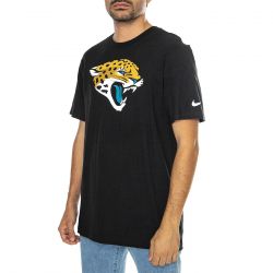 Nike-Nike SS Essential Jackson Jaguars Black - Maglietta Girocollo Uomo Nera