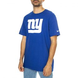 Nike-Nike SS Essential New York Giants Rush Blue - Maglietta Girocollo Uomo Blu