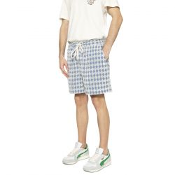 OAS-Navy Diamond Terry Shorts - Bermuda Uomo Multicolore