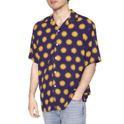 OAS-Sunday Sun Viscose Shirt - Camicia Maniche Corte Uomo Multicolore