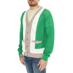 Obey-Anderson 60’S Cardigan Green Multi 