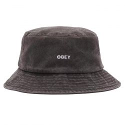 Obey-Bold Pigment Bucket Hat Black - Cappello da Pescatore Nero