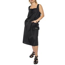 Obey-Cerimony Cinch Dress Digital Black - Abito Donna Nero