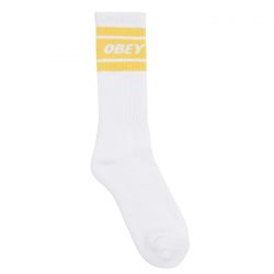 Obey-Cooper II Socks White / Noneycomb