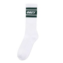 Obey-Cooper II Socks - Calzini Bianchi / Verdi
