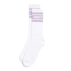 Obey-Cooper II Socks - Calzini Bianchi / Rosa