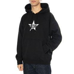 Obey-Empire Hood Fleece Black