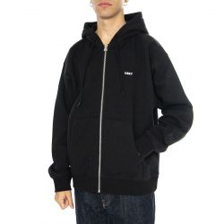 Obey-Established Works Bold Zip Hood II Fleece Black