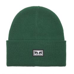 Obey-Icon Eyes Beanie Dark Cedar - Cappellino a Cuffia Verde