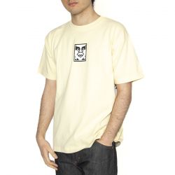 Obey-Icon Heavyweight Tee Yellow