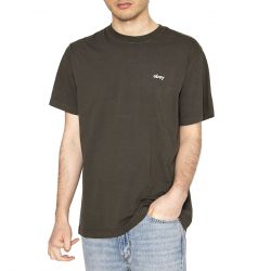 Obey-Lowecase Pigment Tee Ss Green