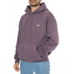Obey-Lowercase Pigment Hood Fleece Pigment Plum Perfect