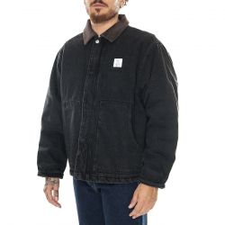 Obey-M' Work Around Jacket Faded Black - Giacca Invernale Uomo Nera