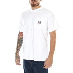Obey-Mens Point Pocket White T-Shirt -131080287-WHT