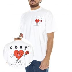 Obey-Obey Always Saying Sorry Heavy Weight Classic Box Tee White 